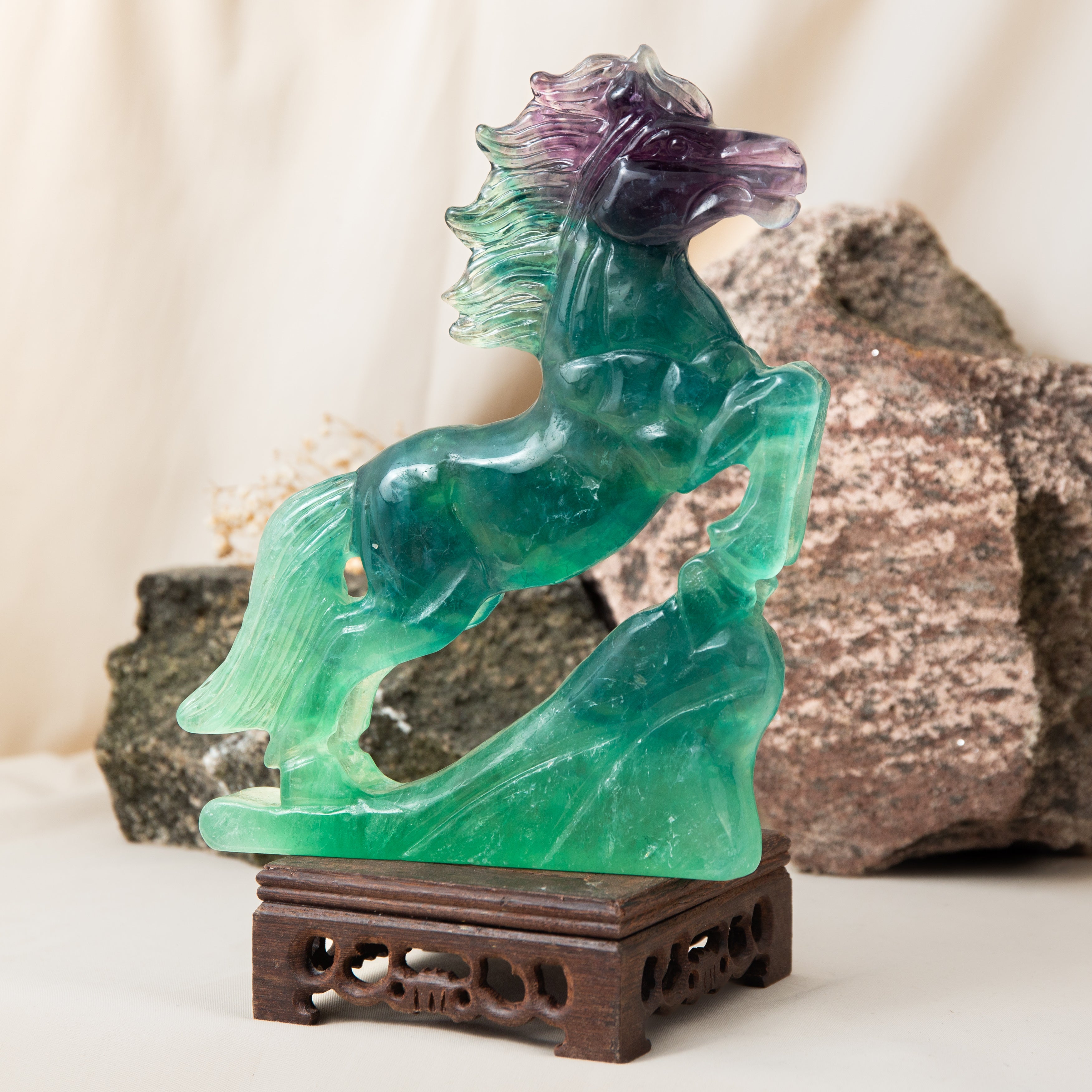 Fluorite Horse - 1.1kg