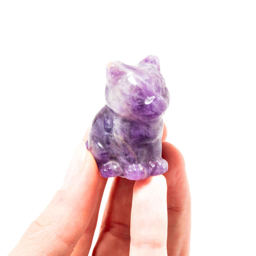 Amethsyt Cat- 3.5cm