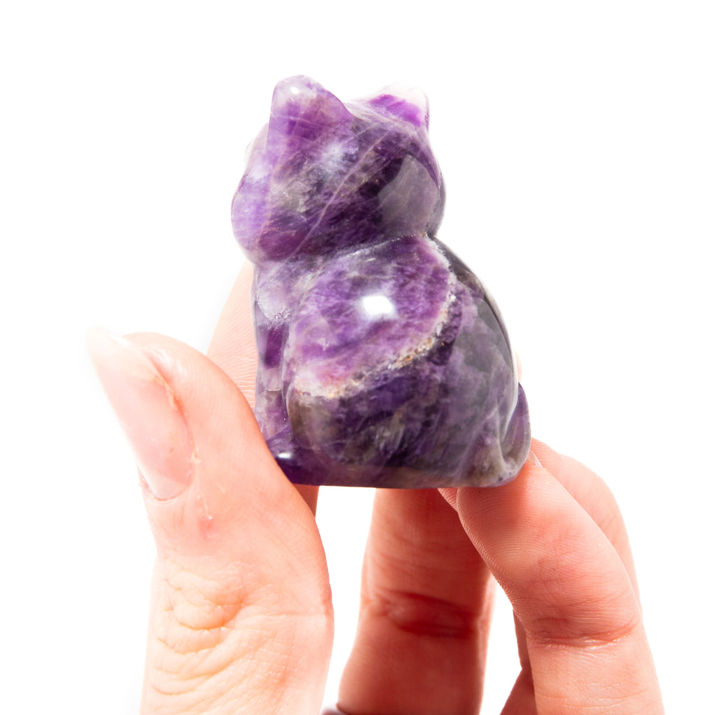 Amethsyt Cat- 3.5cm