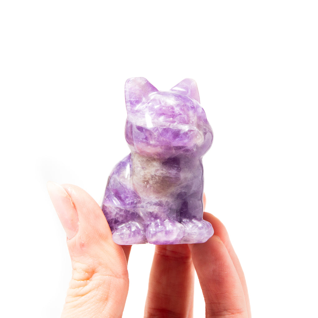 Amethyst Cat- 5cm