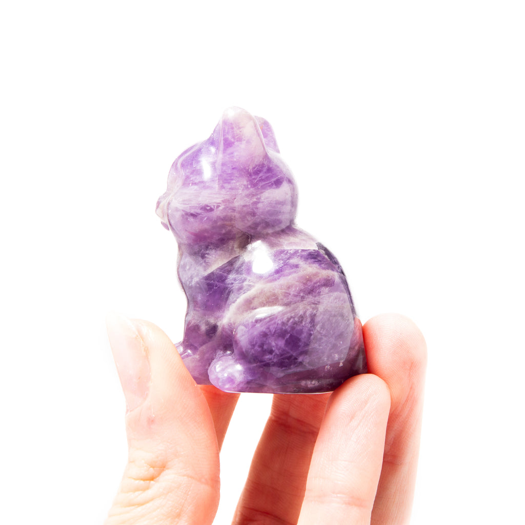 Amethyst Cat- 5cm