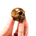 Tiger Eye Skull - 4cm