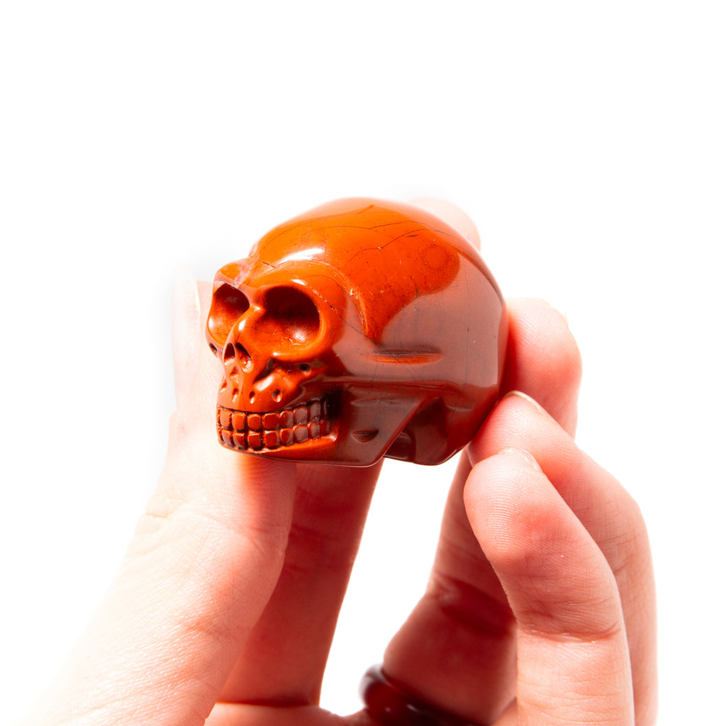Red Jasper Skull - 4cm