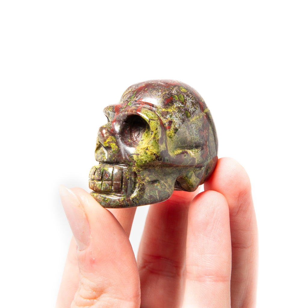Dragon Blood Jasper Skull - 4cm