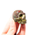 Dragon Blood Jasper Skull - 4cm