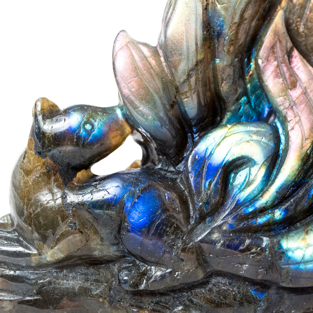 Labradorite 9 tails fox - 299g