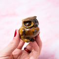 Tiger Eye Owl - 5cm