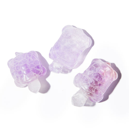 Ametiszt teknős (1db) - 3 cm