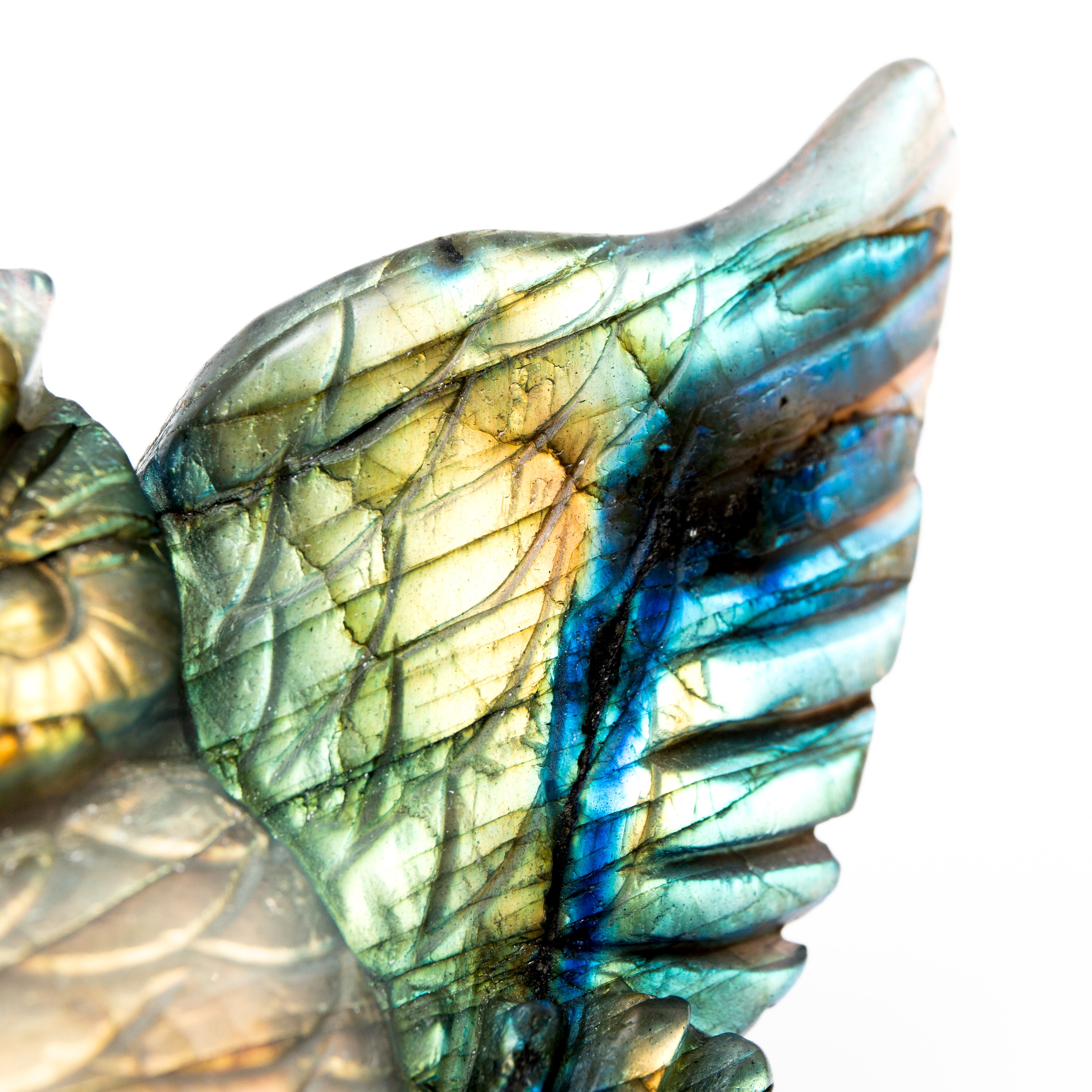 Labradorit Bagoly - 6.5cm