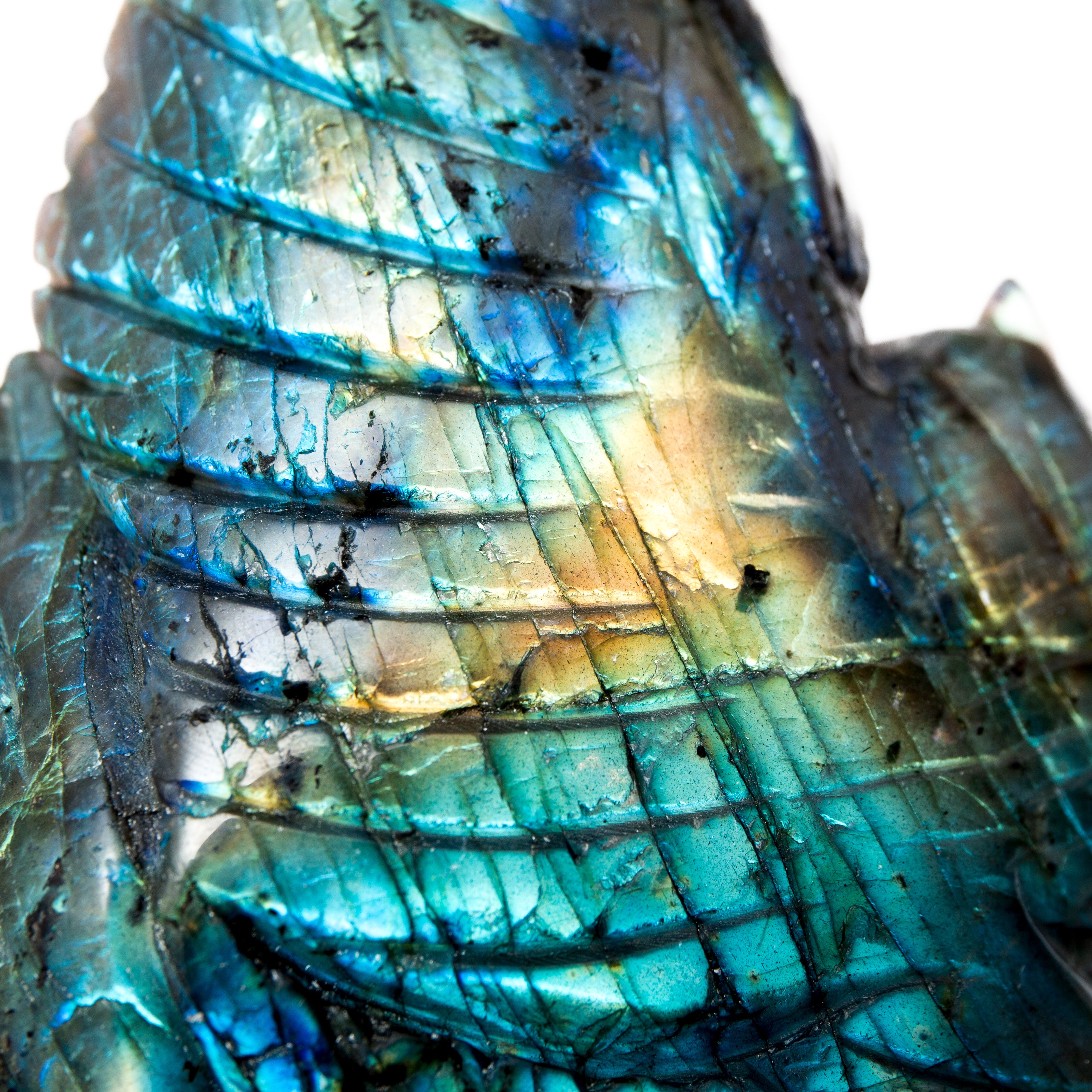 Labradorit Bagoly - 6.5cm