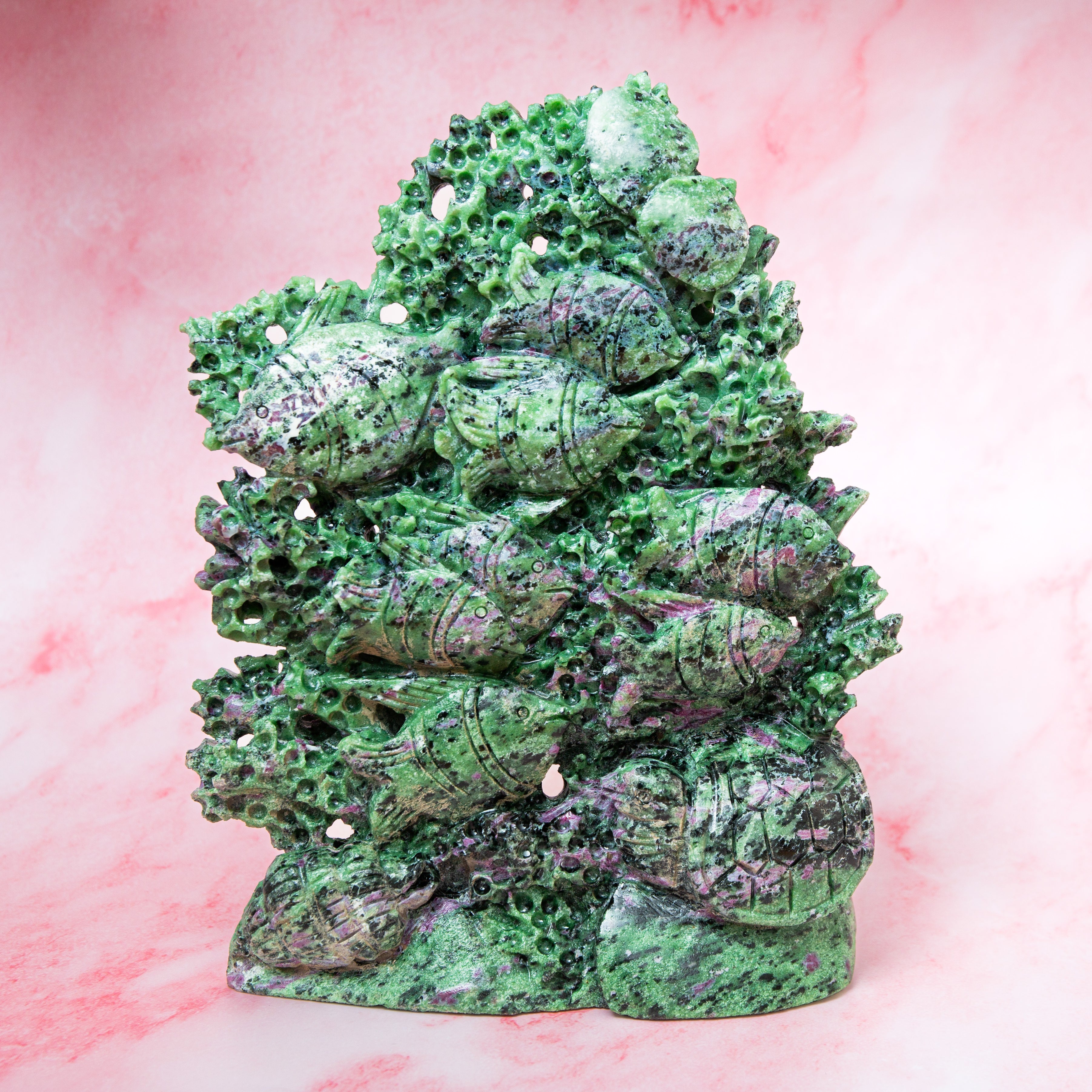 Rubin Zoizit tengeri világ - 22cm