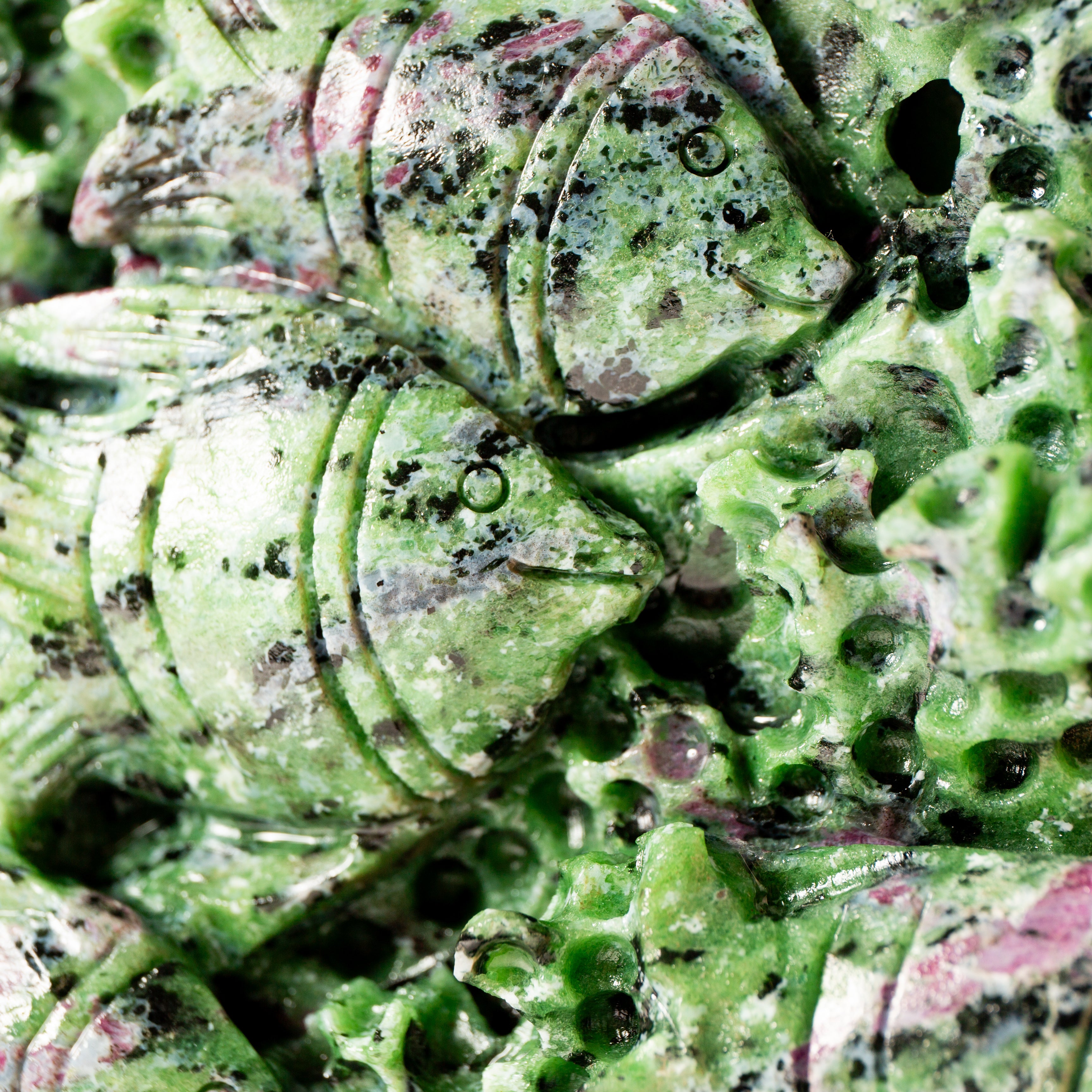 Rubin Zoizit tengeri világ - 22cm