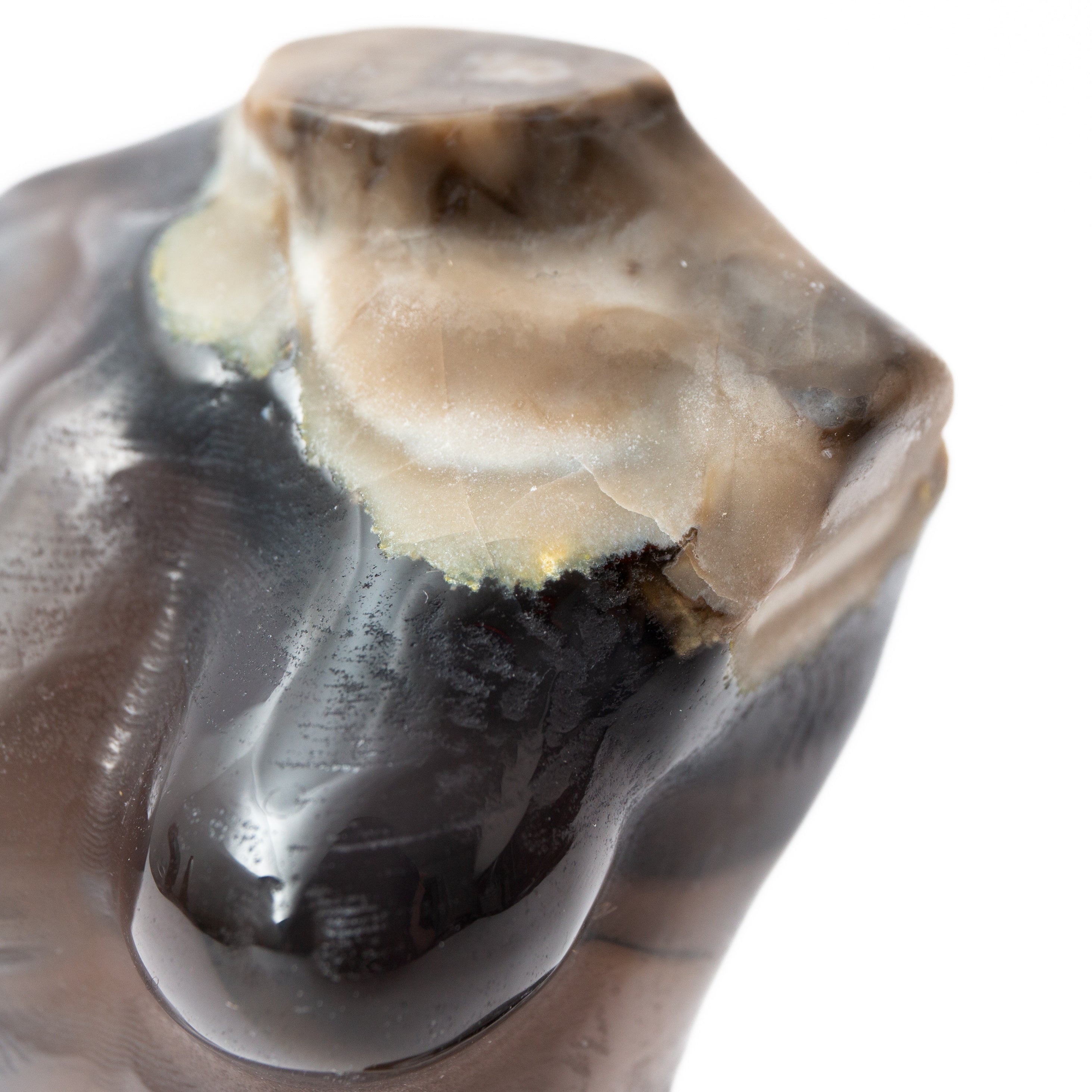 Vulkáni achát Test - 9 cm