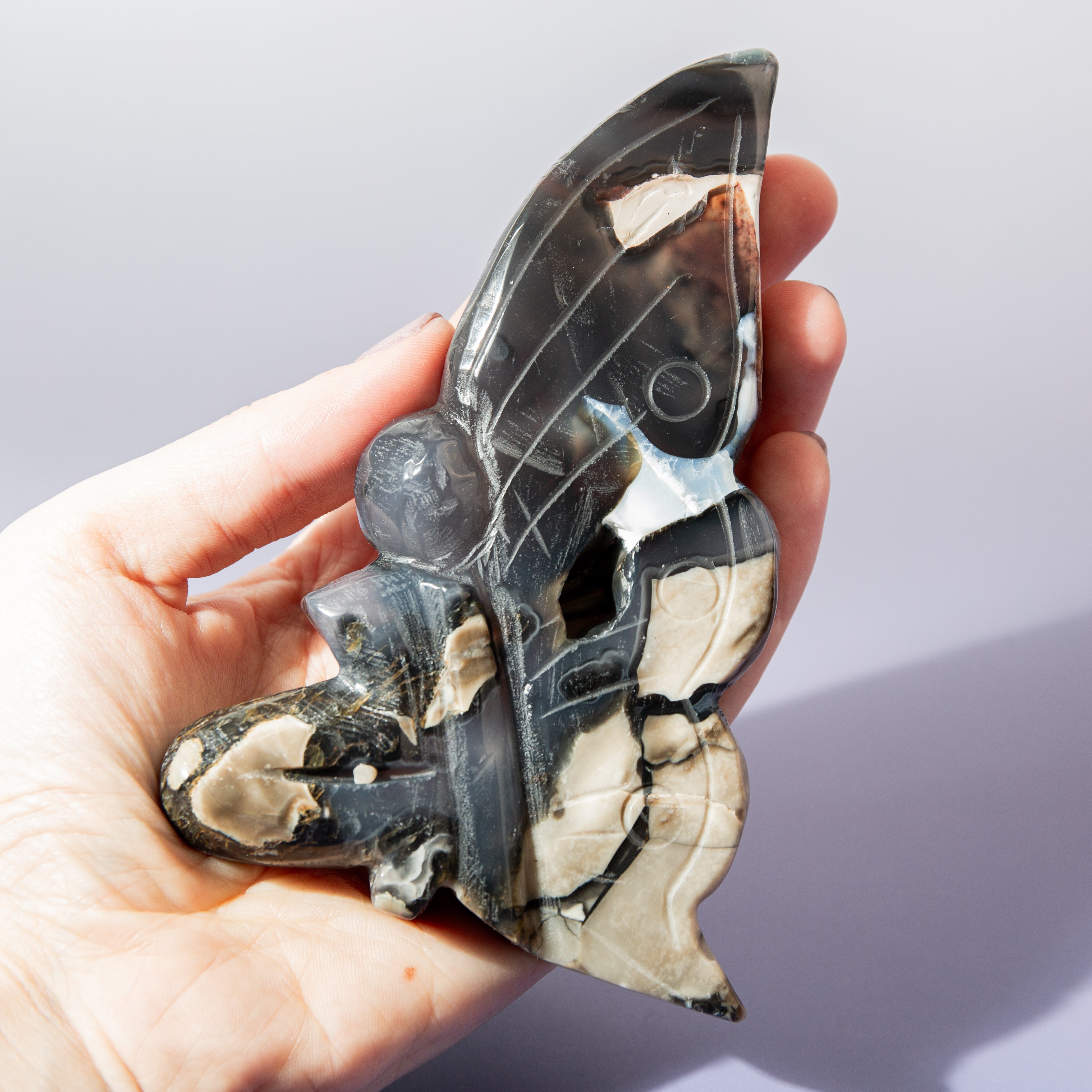 Vulkáni achát Tündér - 13 cm