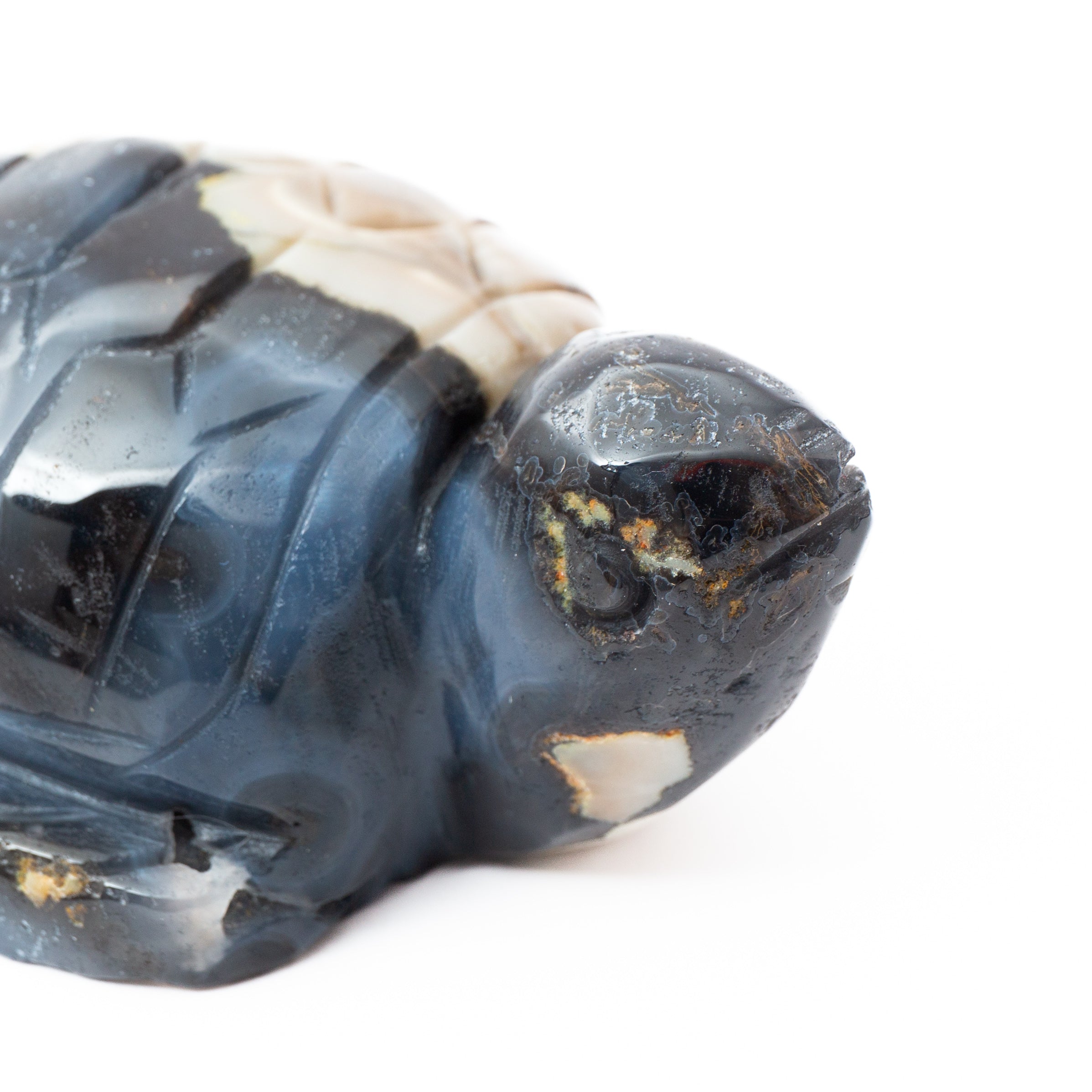 Vulkáni achát Teknős - 10 cm