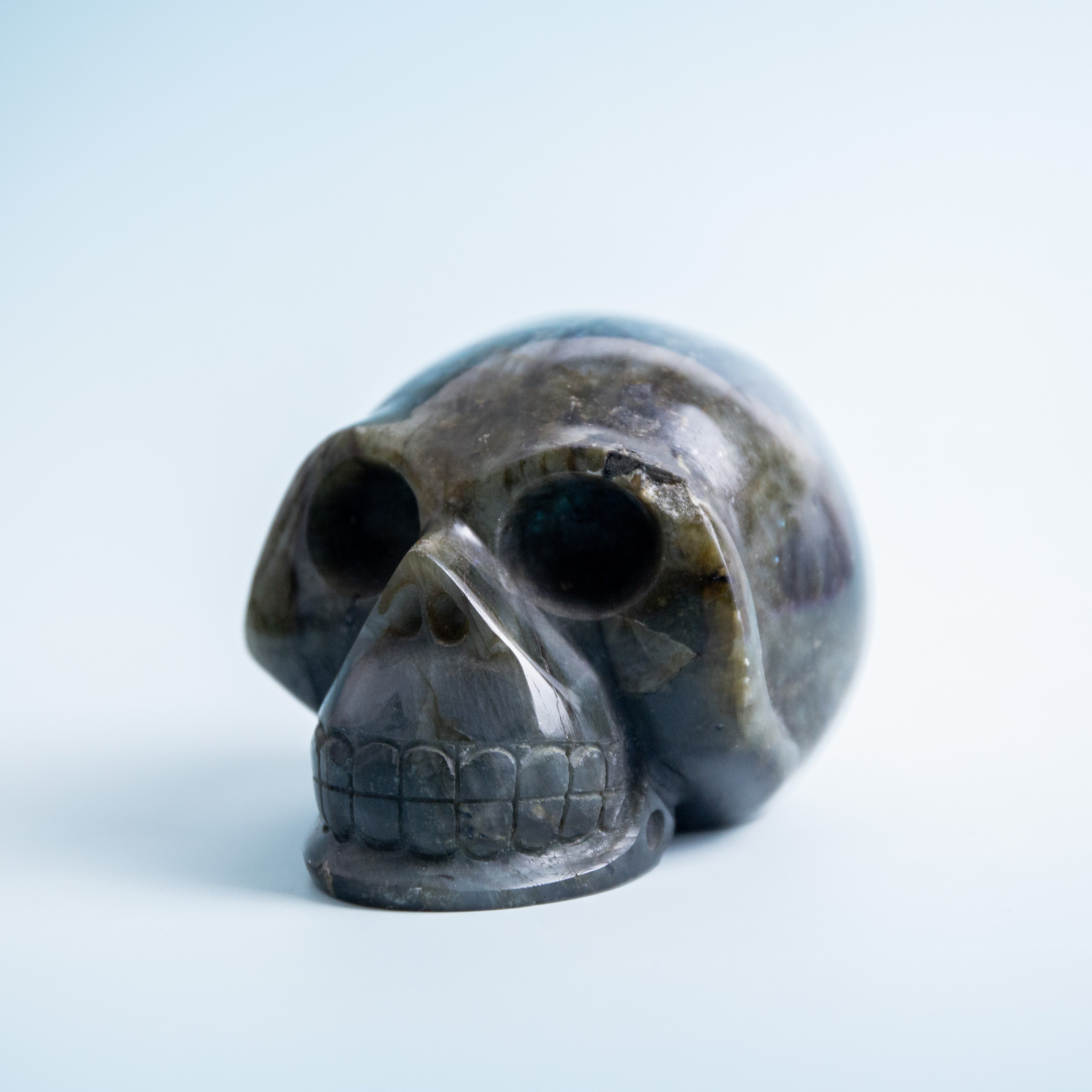 Labradorite Skull - 1048g