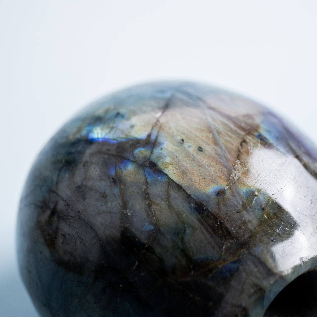 Labradorite Skull - 1048g
