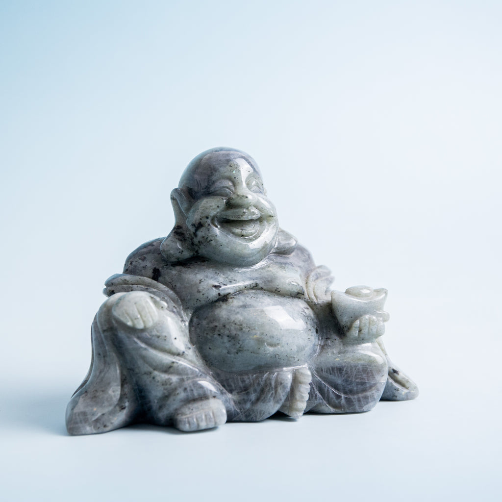 Labradorite Buddha - 692g