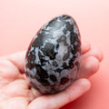 Indigo Gabbro Egg - 175g/6.5cm (B)