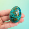 Chrysocolla Egg- 65g/4cm (C)