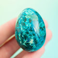 Chrysocolla Egg- 44g/4cm (D)