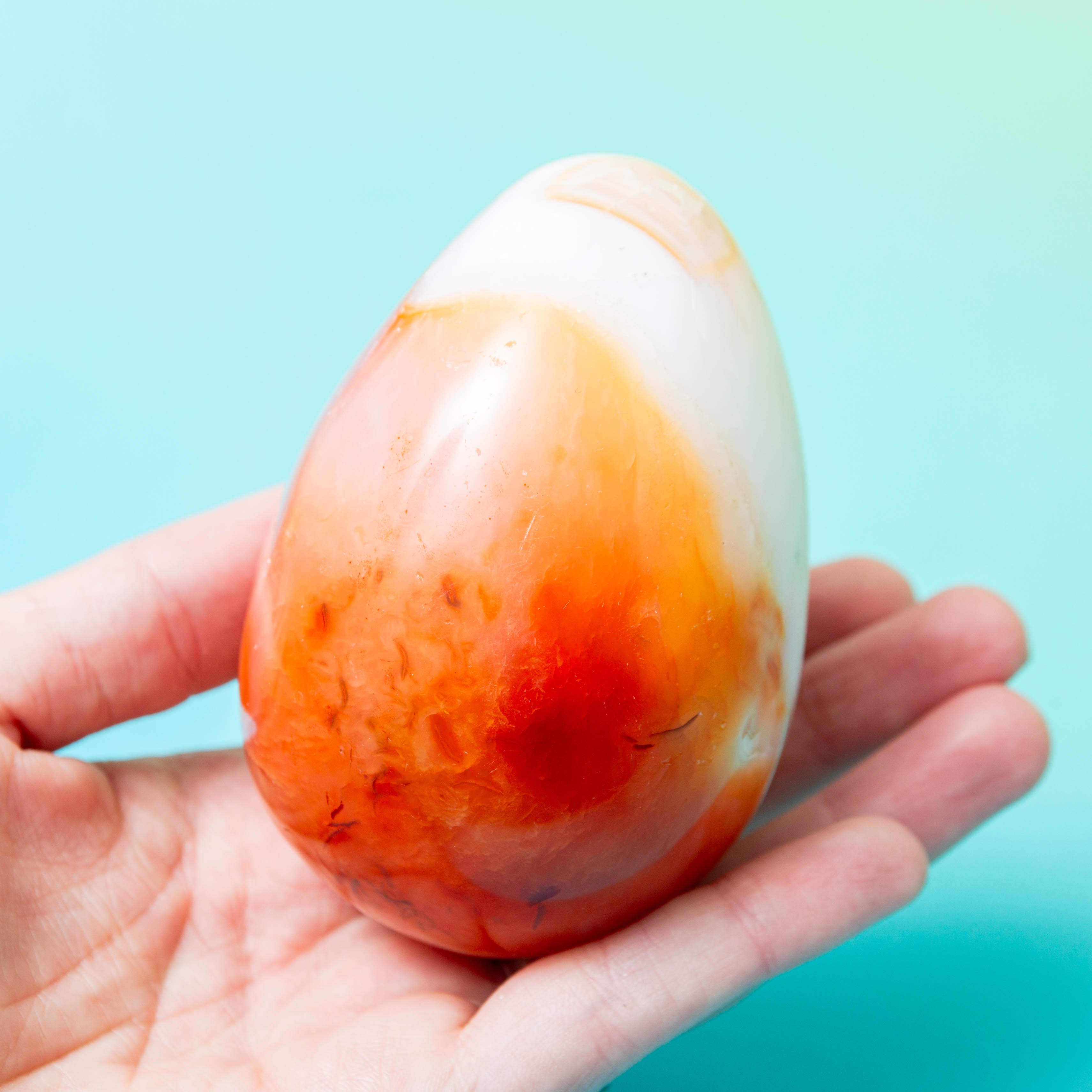 Karneol  Tojás – 397g/9cm