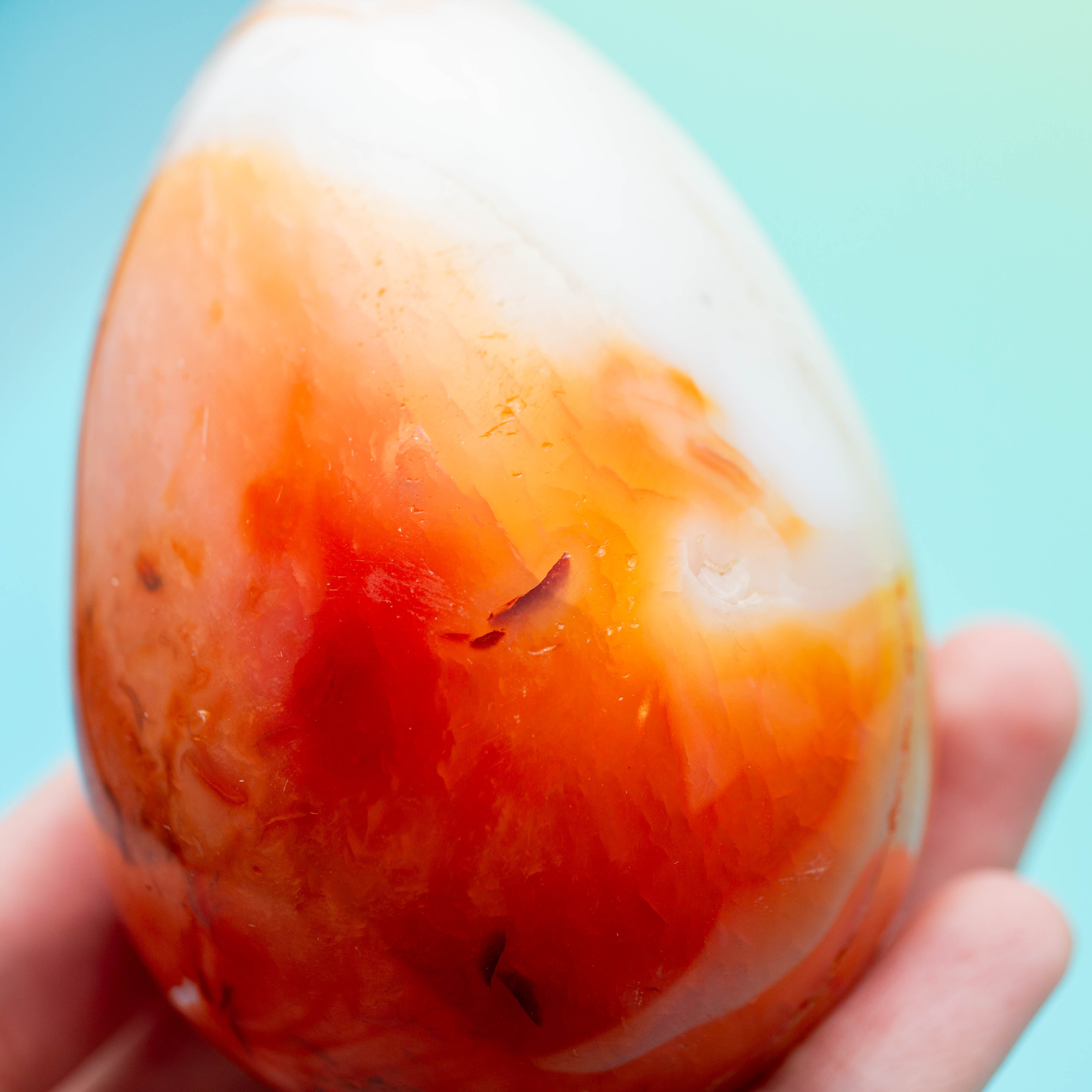 Karneol  Tojás – 397g/9cm