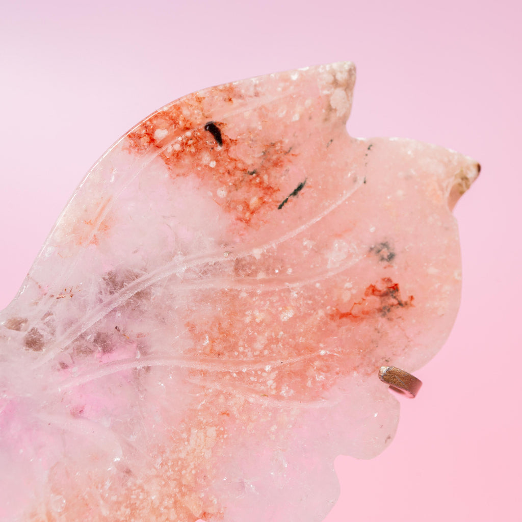 Pink Amethyst Butterfly - 14 cm 100 gr (A)