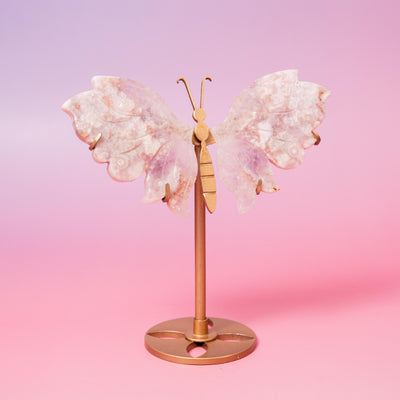 Pink Amethyst Butterfly - 14 cm 100 gr (C)