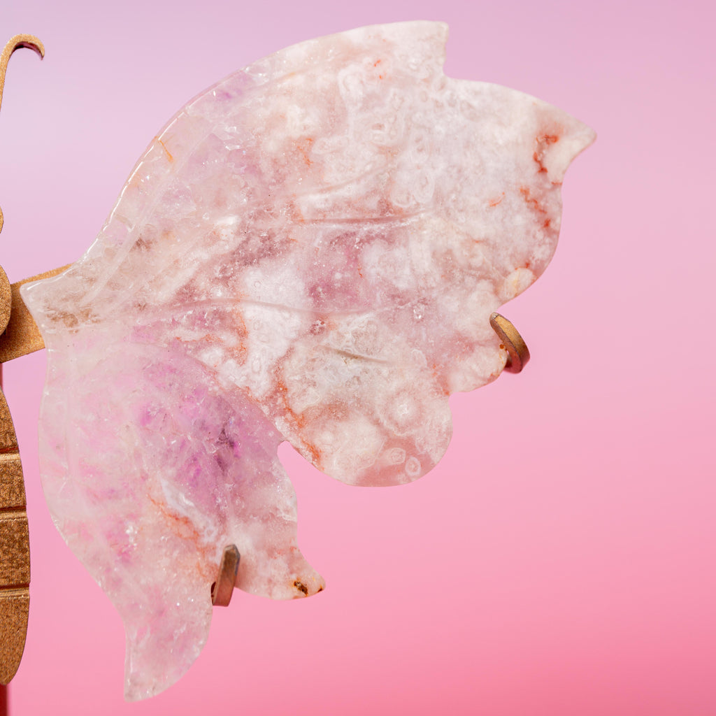 Pink Amethyst Butterfly - 14 cm 100 gr (C)