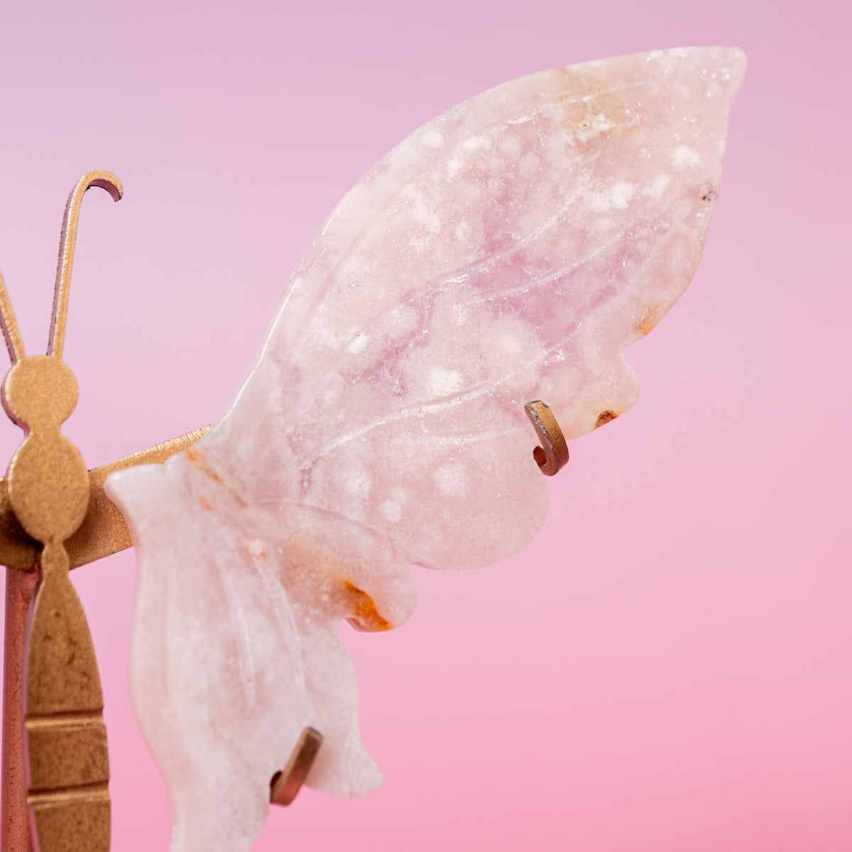 Pink Amethyst Butterfly - 16 cm 100 gr (D)