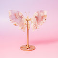 Pink Amethyst Butterfly - 14cm (i)