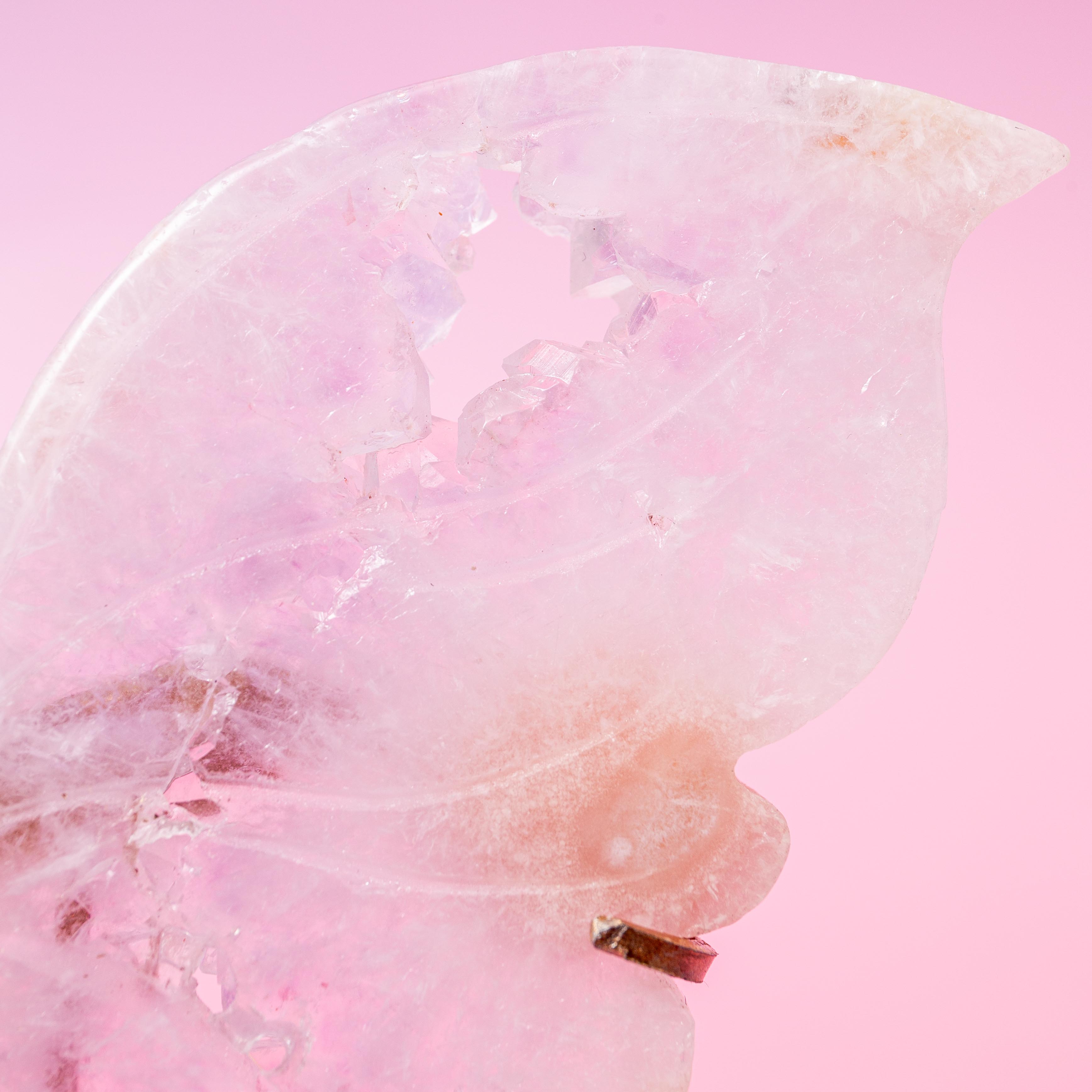 Pink Amethyst Butterfly - 15.5cm (K)