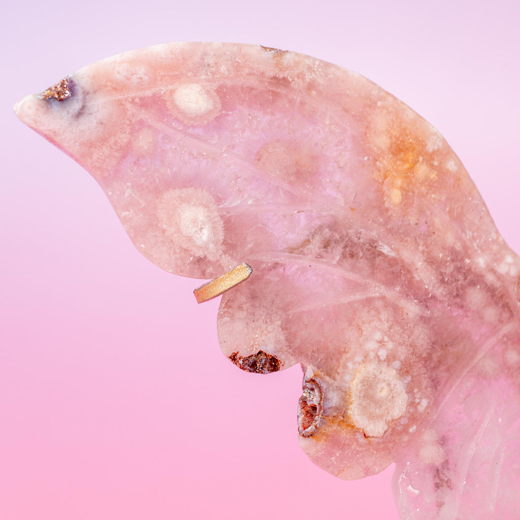 Pink Amethyst Butterfly - 15cm (M)