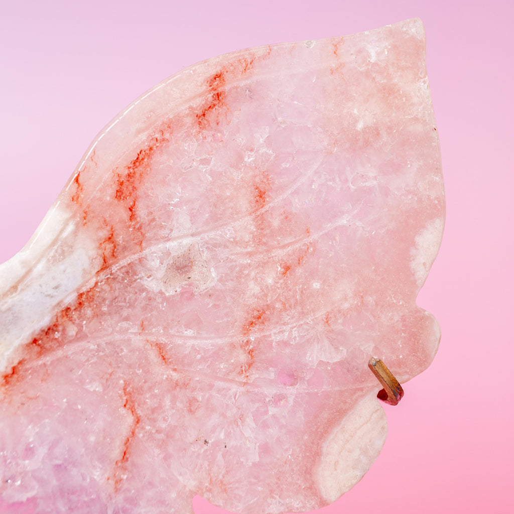 Pink Amethyst Butterfly - 13cm (N)