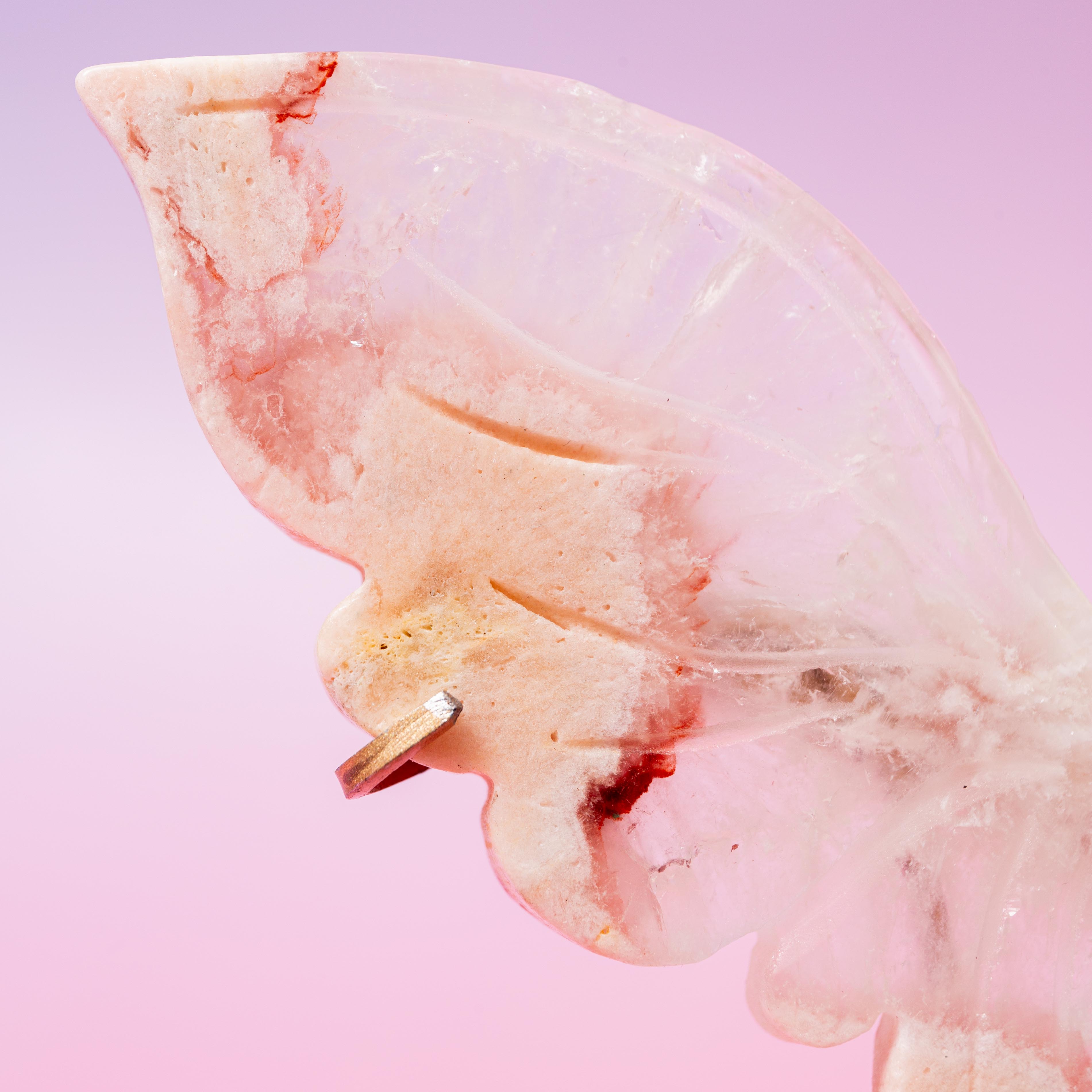 Pink Amethyst Butterfly - 15cm (P)