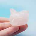 Rose quartz third eye cat - 4cm