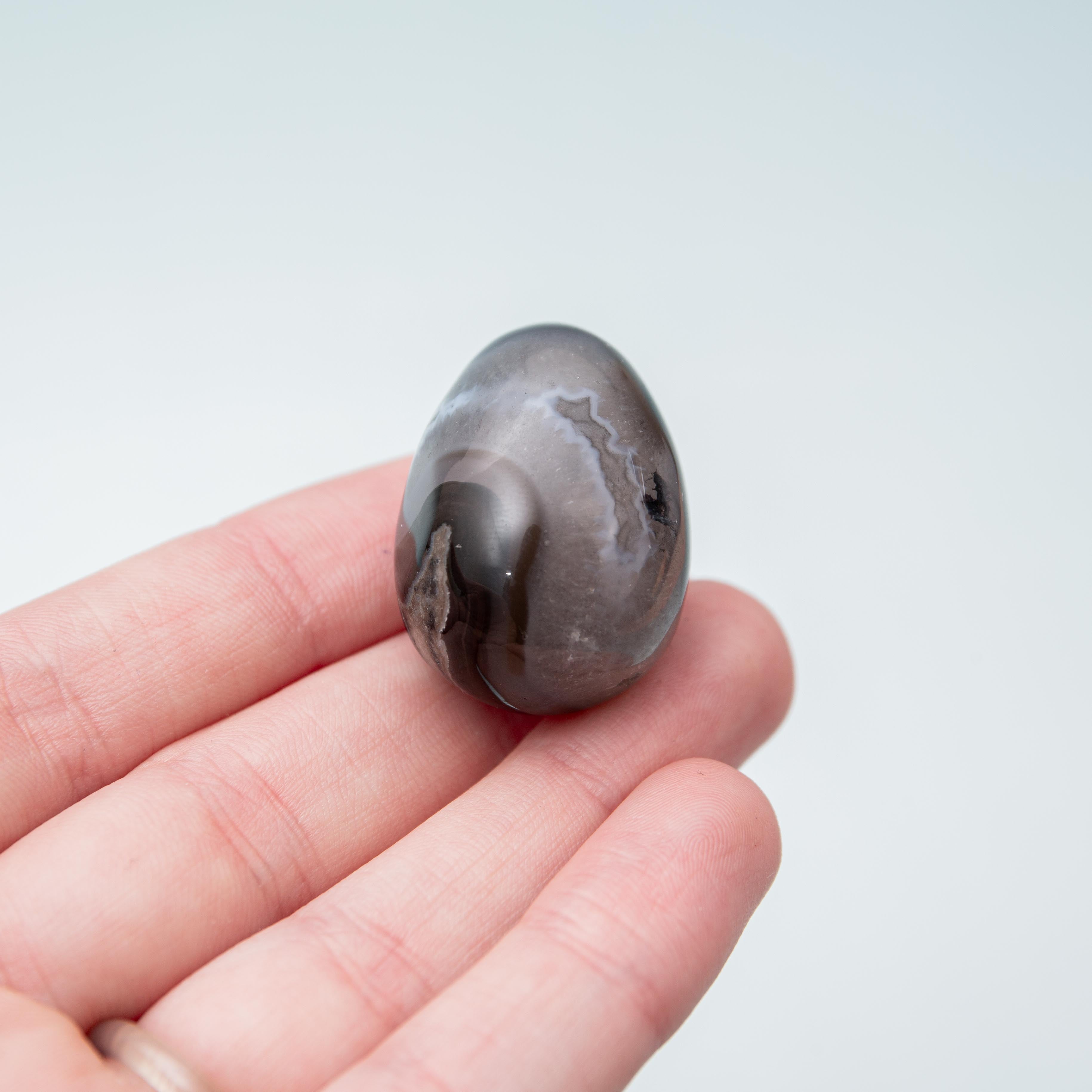 Volcanic Agate Mini Egg - 3cm