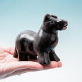 Silver Obsidian Horse - 10cm/247g