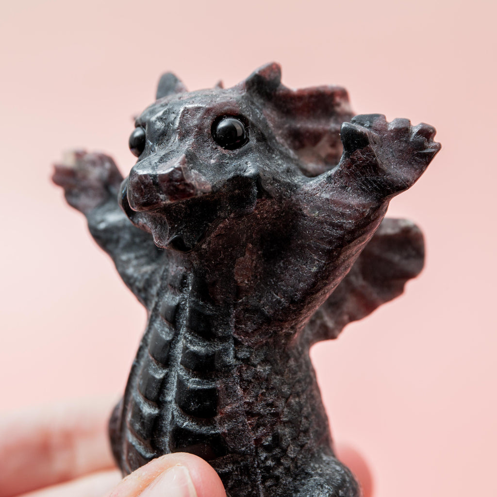 Garnet Baby dragon - 8.5cm/225g
