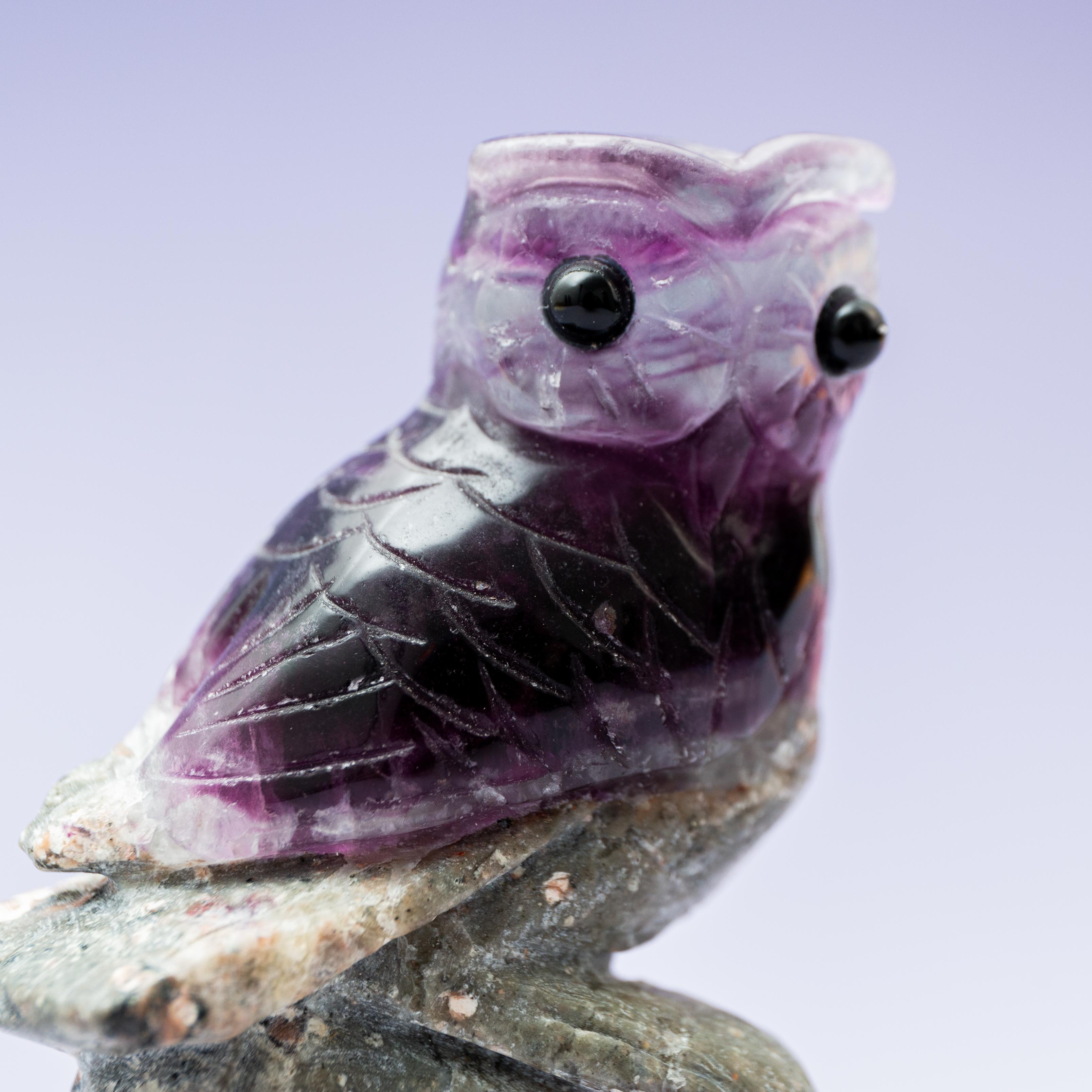Fluorite Owl - 9cm/232g