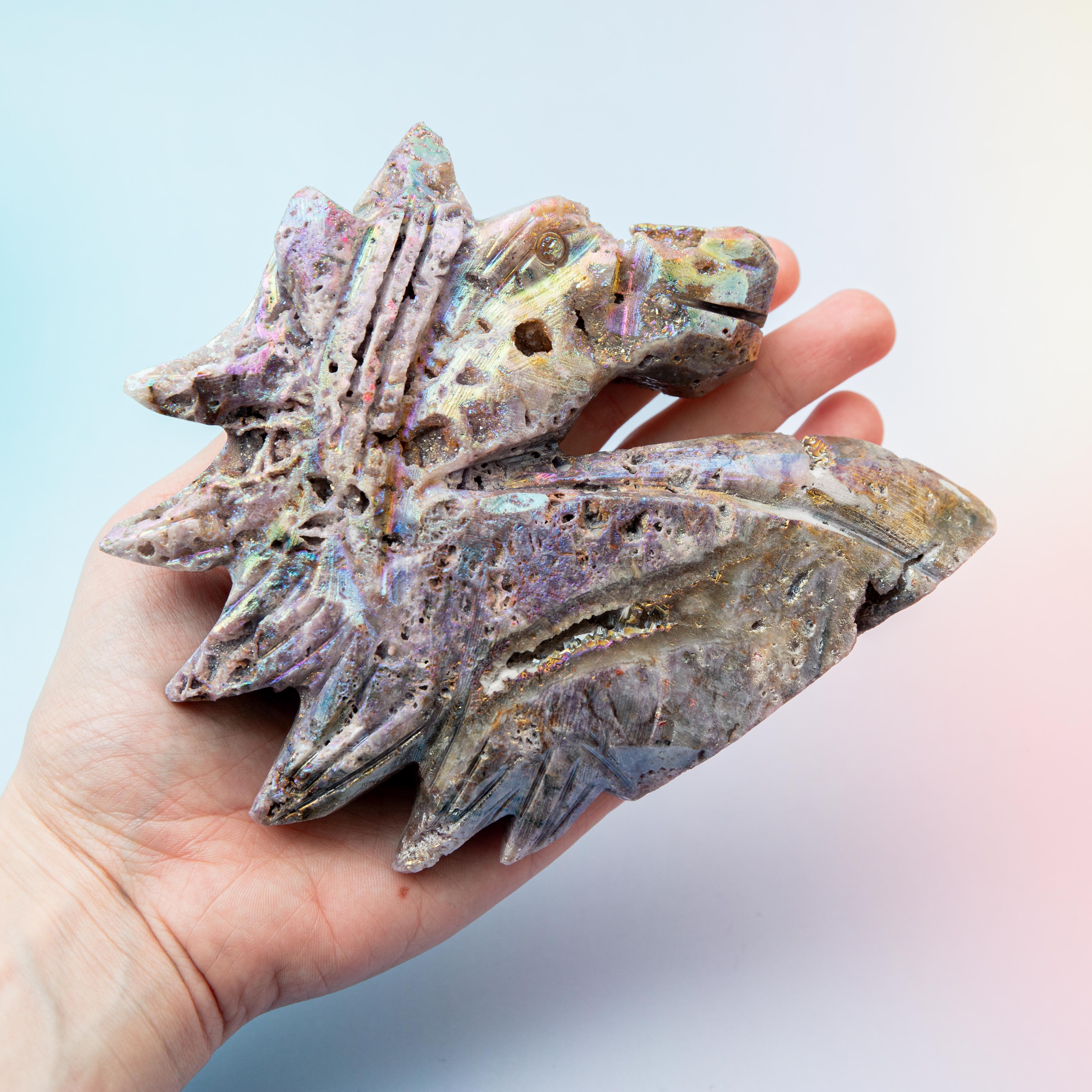 Quartzite Aura Unicorn - 12cm/609g