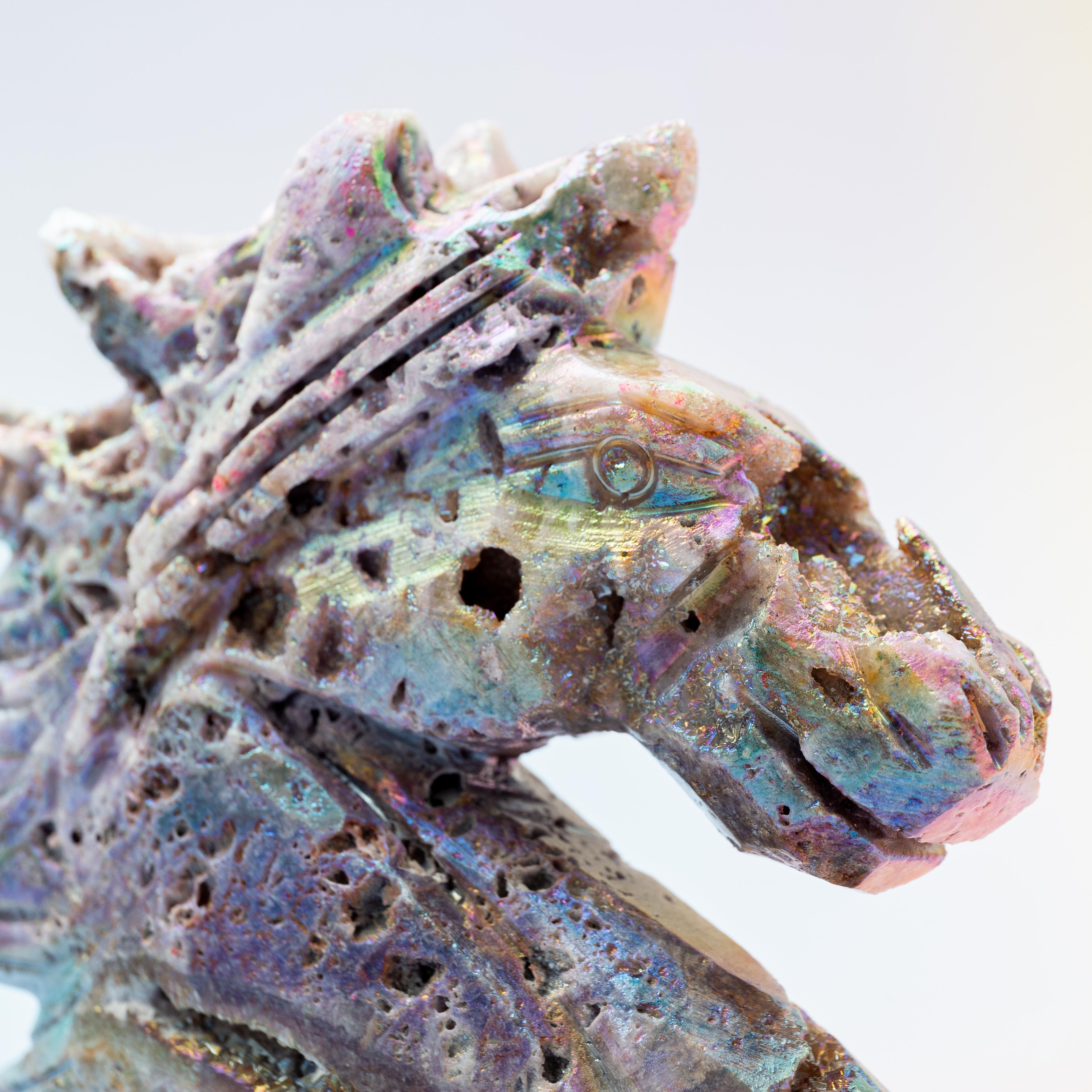 Quartzite Aura Unicorn - 12cm/609g