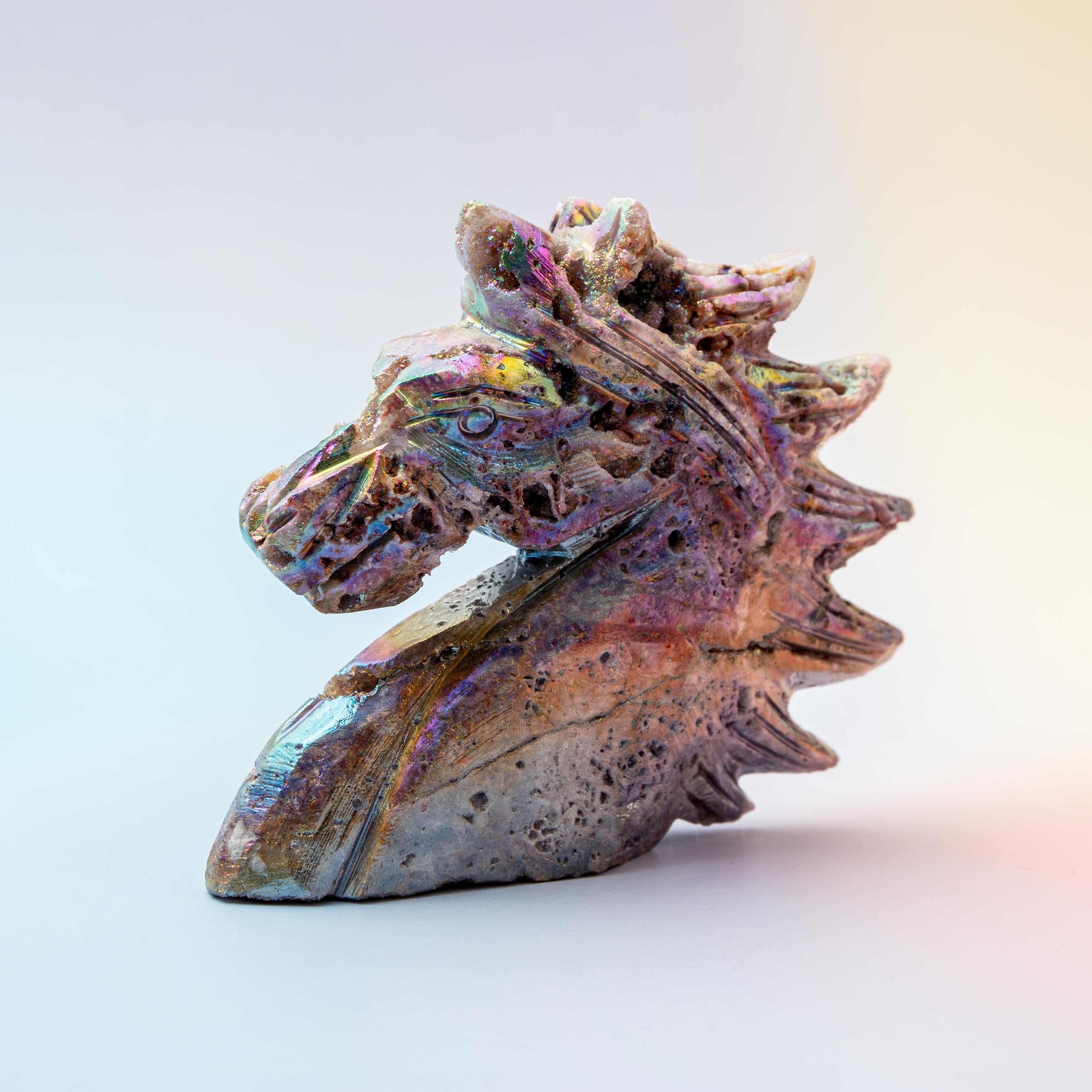 Quartzite Aura Unicorn - 12cm/609g