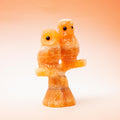 Yellow Calcite Owl - 15cm/688g