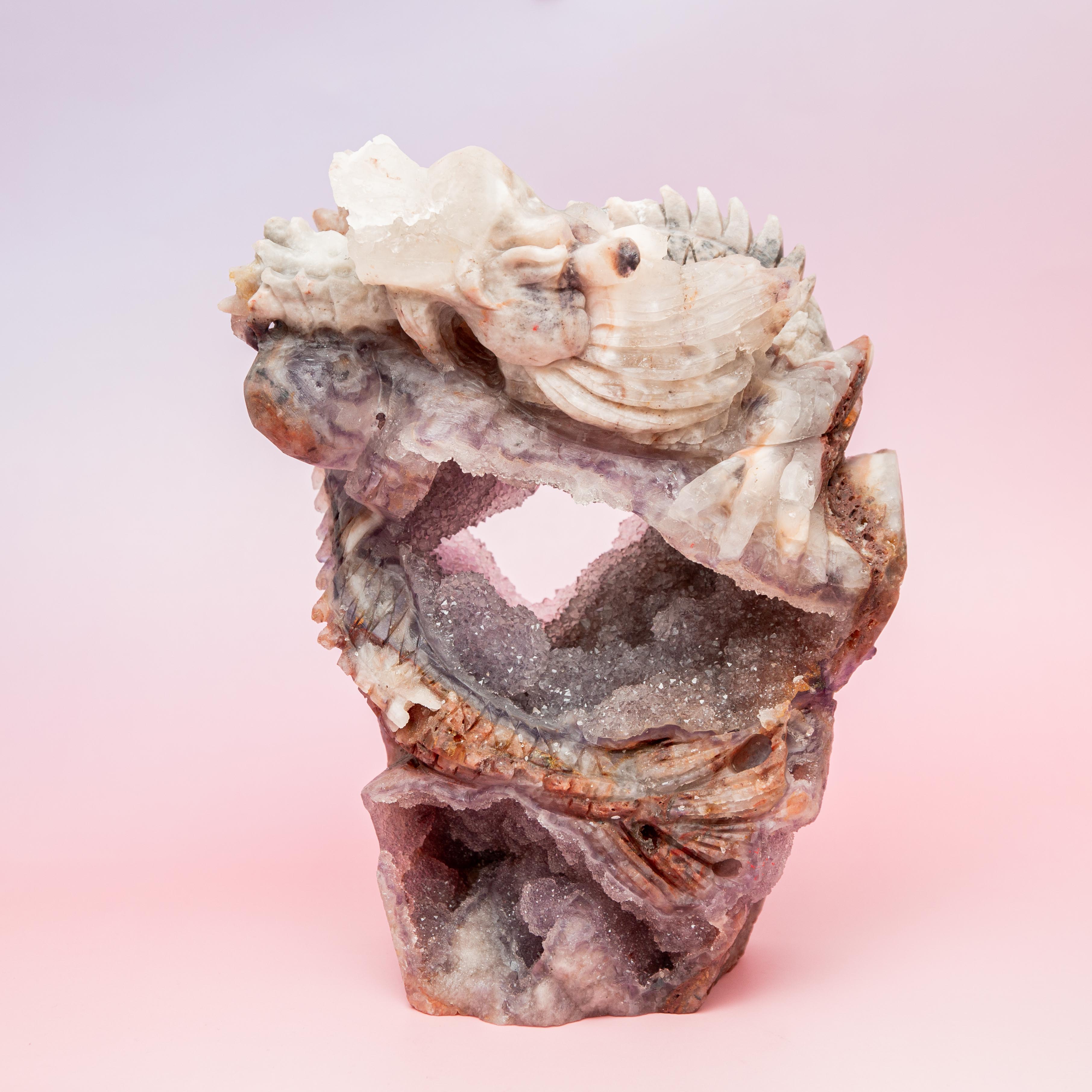 Drusy Quartz Dragon - 22cm/5.3kg