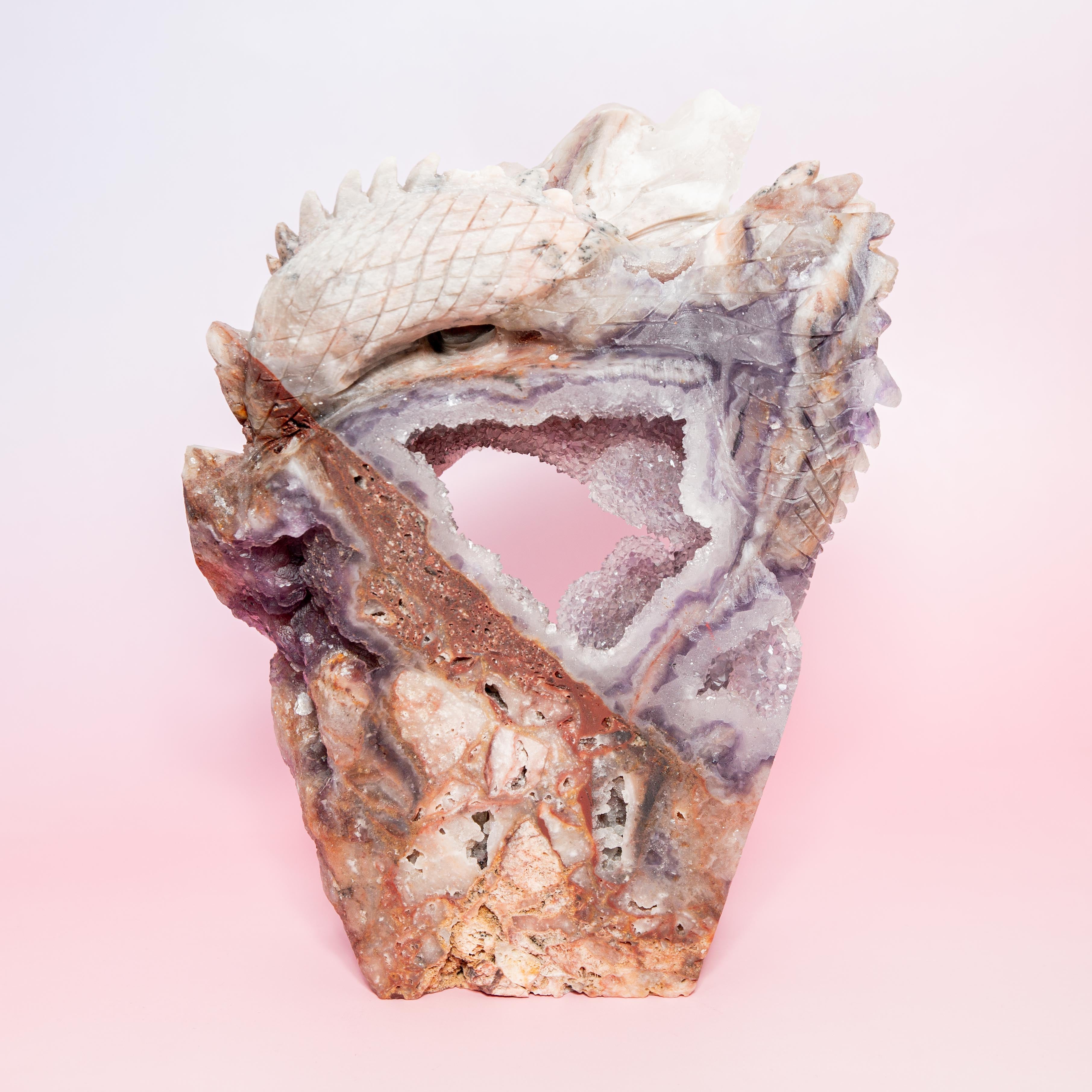 Drusy Quartz Dragon - 22cm/5.3kg