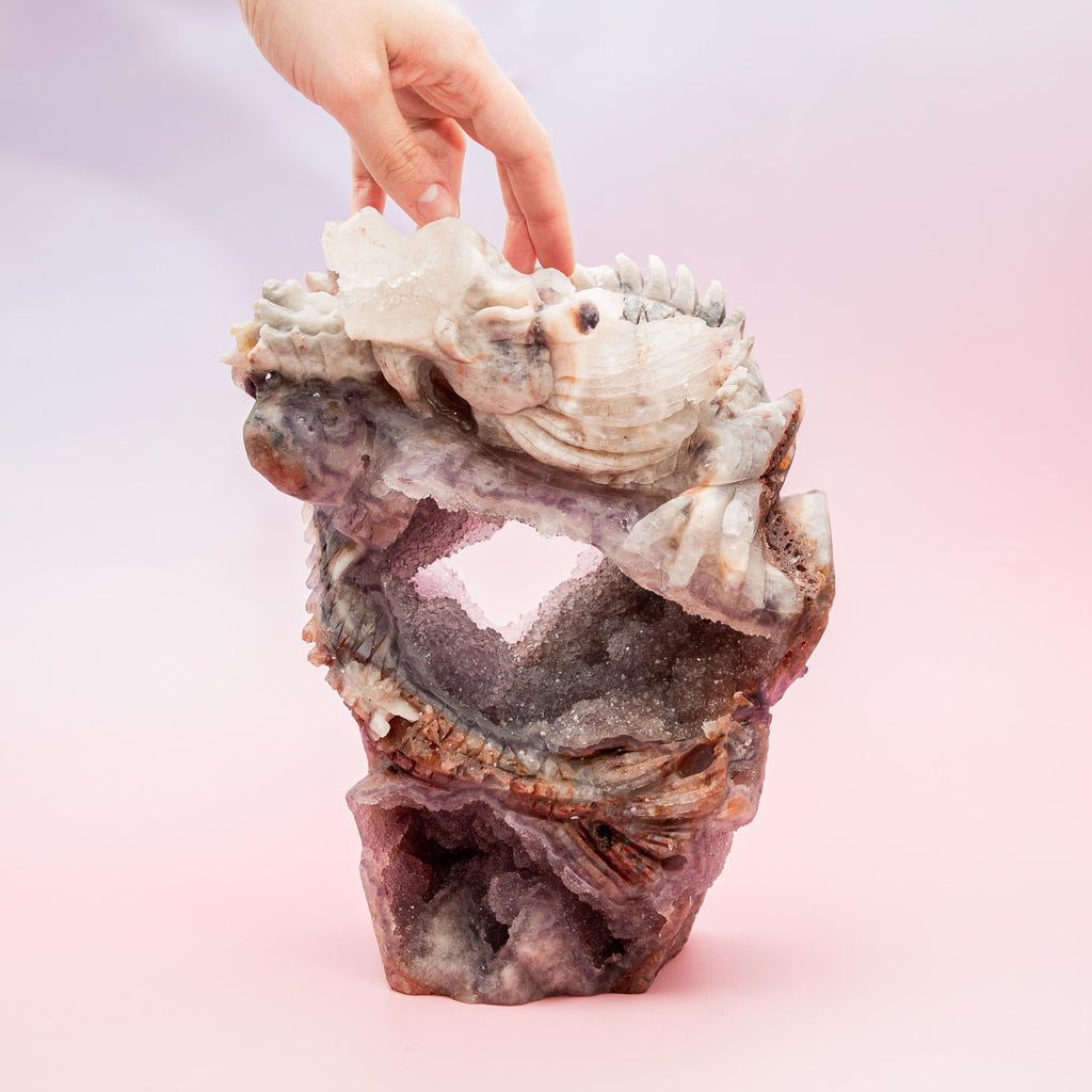 Drusy Quartz Dragon - 22cm/5.3kg