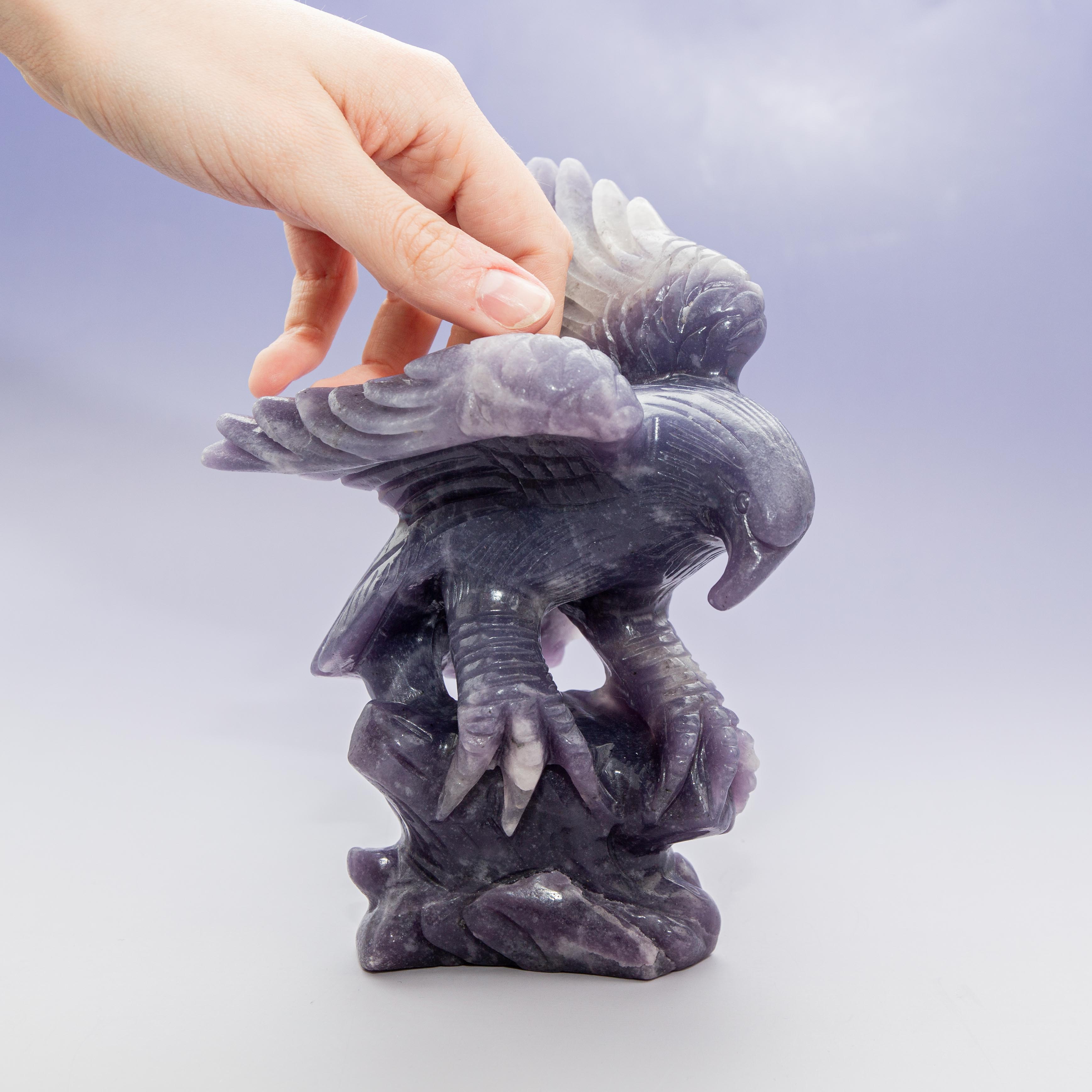Lepidolite Eagle - 17.5cm/1246g