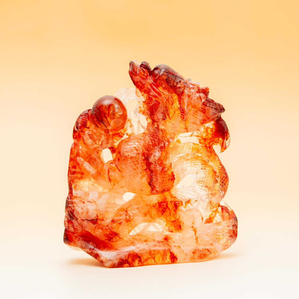 Hematoid Quartz Dragon - 710g/15cm